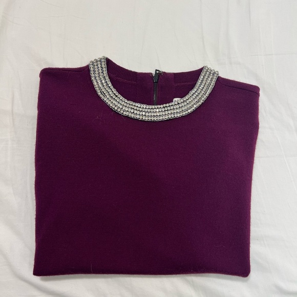 Alice and Olivia Rhinestone Embellished Neck. Size S,1 time use Fashion Show. - Picture 3 of 7